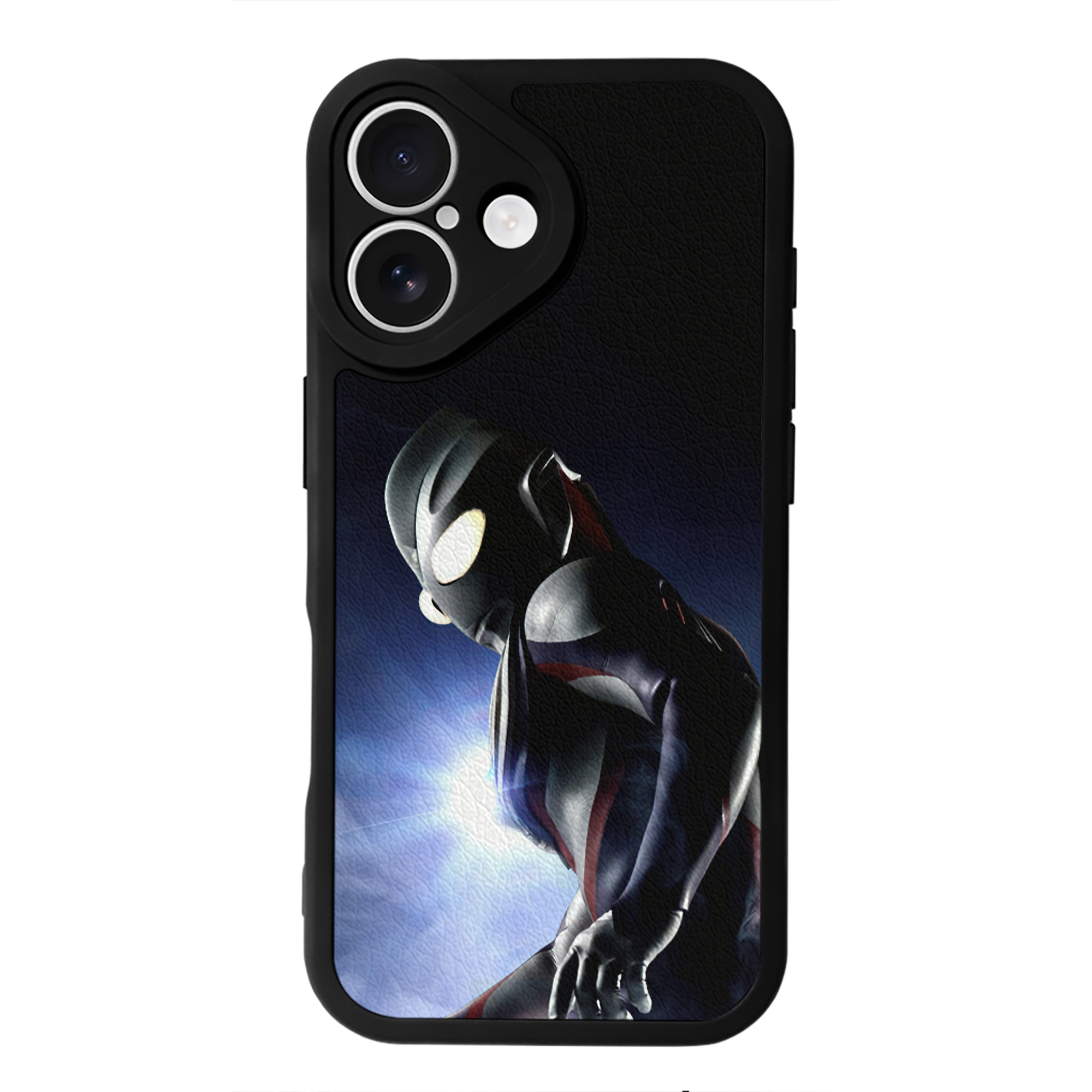 （画像用） ウルトラマン Ultraman 【iPhone 16シリーズ対応】シリコンスマホケース（レザー調） 材質：シリコン